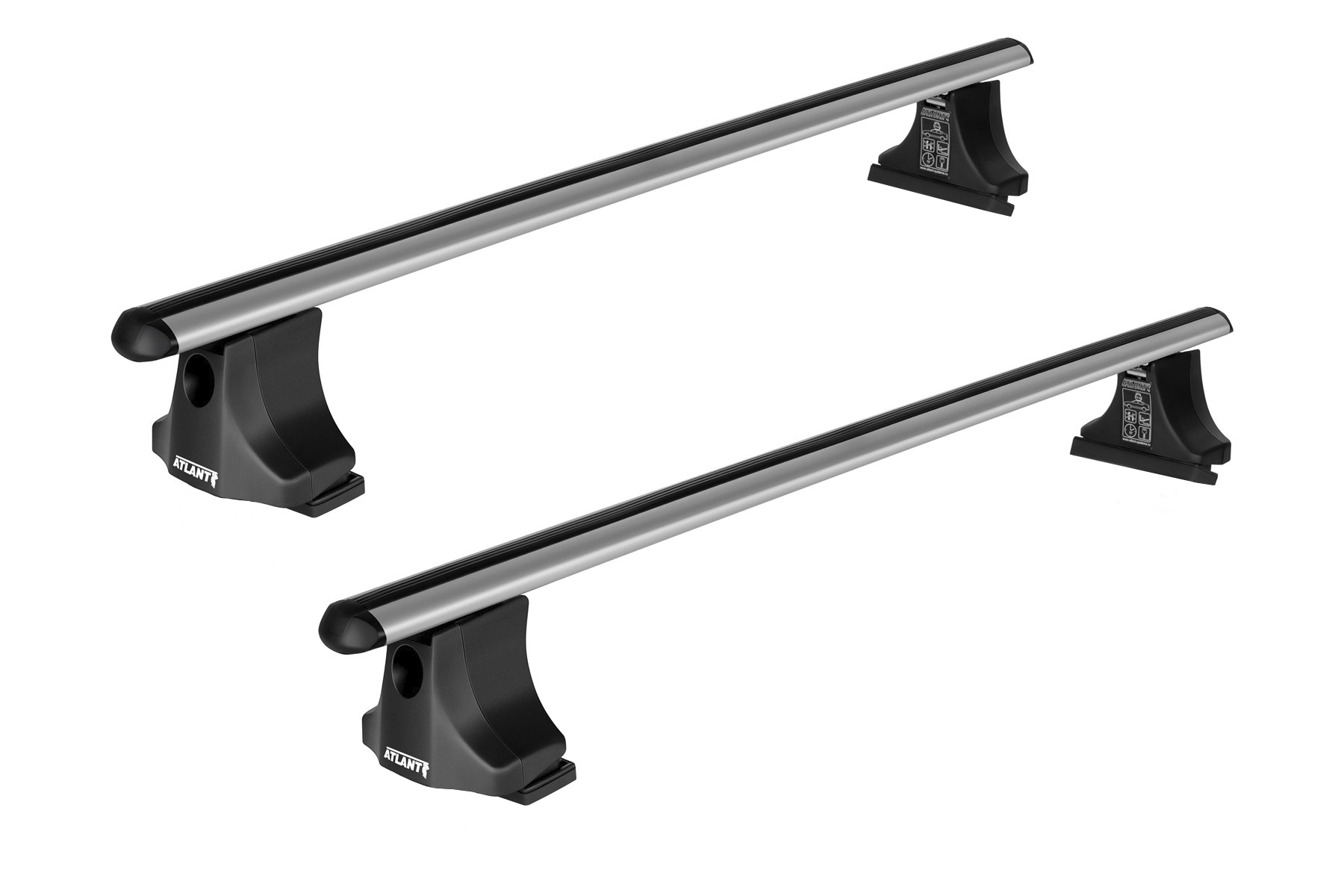 15c9ce7a-0475-11ee-9b53-04d9f508137a Багажник Renault Duster (аэродин. дуга)  ATLANT  в сборе (8516)