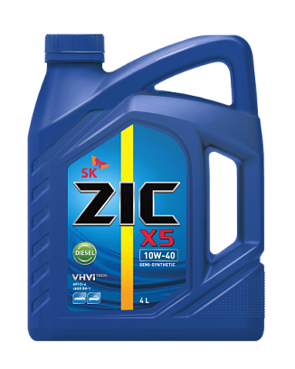 2535a8fe-b60c-11e6-8ff3-0cc47a3200a7 Масло моторное Zic X5 Diesel SAE 10w-40 SM п синт. (4л)