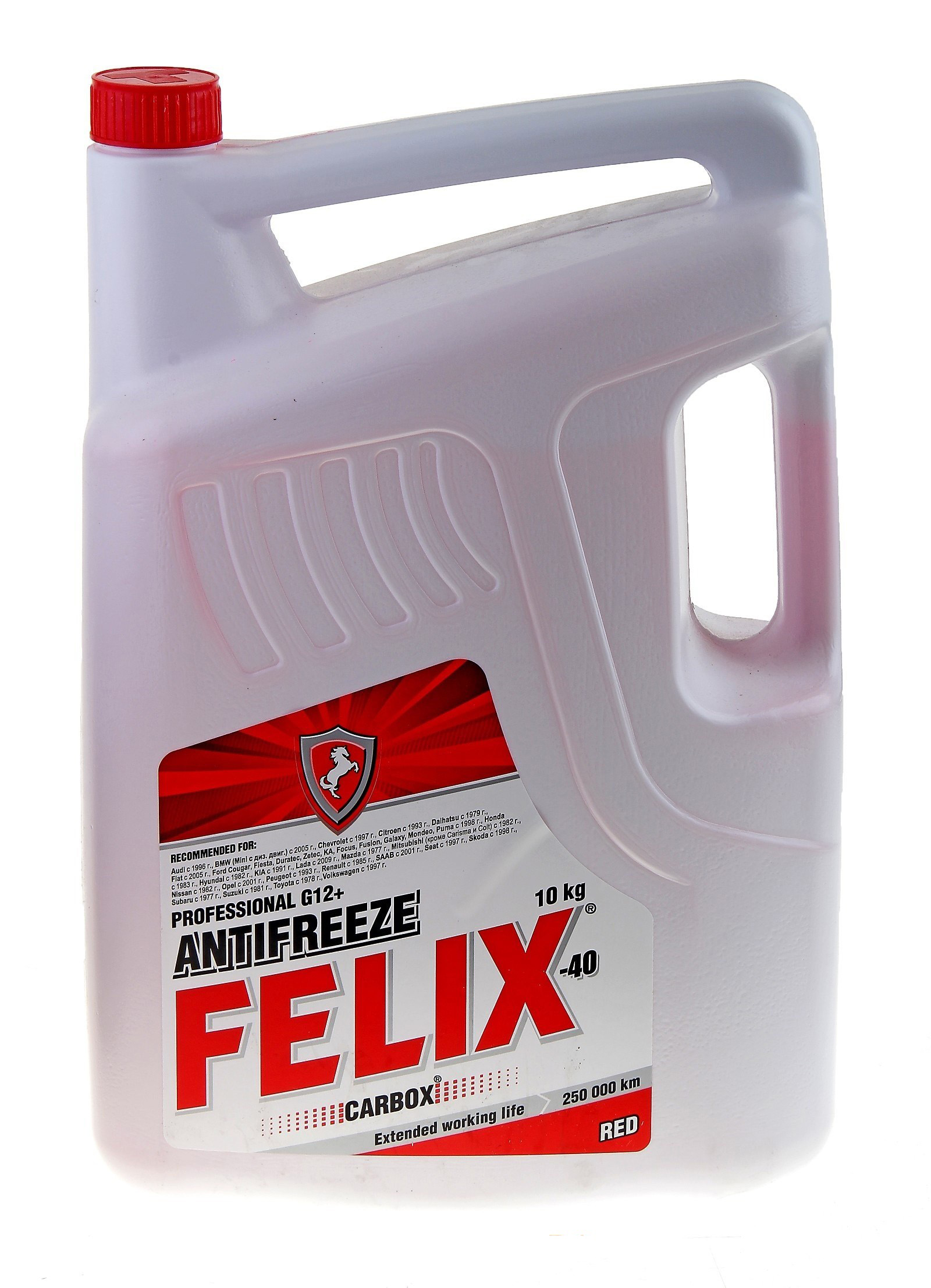 03874345-4479-11e4-bc9f-001e673659ad Охлаждающая жидкость Antifreeze G12 FELIX Carbox (красный) -40C
