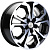 Khomen Wheels 6,5x17/5x108 ET43 D65,1 KHW1711 (DFM AX 7) Black-FP