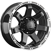7,5x17/6x139,7 ET25 D106,1 1289 BKL (конус, Колпак+лого)