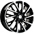 Khomen Wheels 7,5x18/5x108 ET40 D60,1 KHW1804 (Chery Tiggo) Black-FP