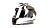 Шлем интеграл HIZER B566 #1 (L) black/white/yellow