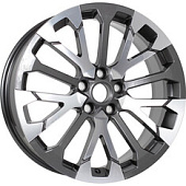 Диск колеса КиК "KP003" 7,5x19 5*114,3 ET40 D64,1 Diamond Gloss Graphite (Haval F7)
