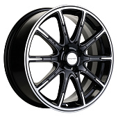6,5x17/4x100 ET50 D60,1 KHW1707 (Lada Vesta) Black-FP
