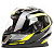 Шлем интеграл HIZER B562 #1 (XL)  black/yellow