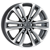 8,5x20/6x139,7 ET20 D106,1 Safari 6 Gunmetal Mirror Face