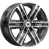 K&K 7,5x17/6x139,7 ET25 D106,1 R8 (КС1174) Алмаз черный