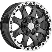 LS 8x17/5x150 ET45 D110,1 1375 BKL (конус, Колпак+лого)